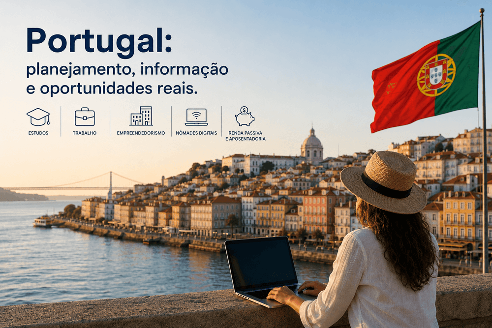 Portugal continua sendo uma possibilidade para imigrantes, mas é preciso planejamento e informação correta